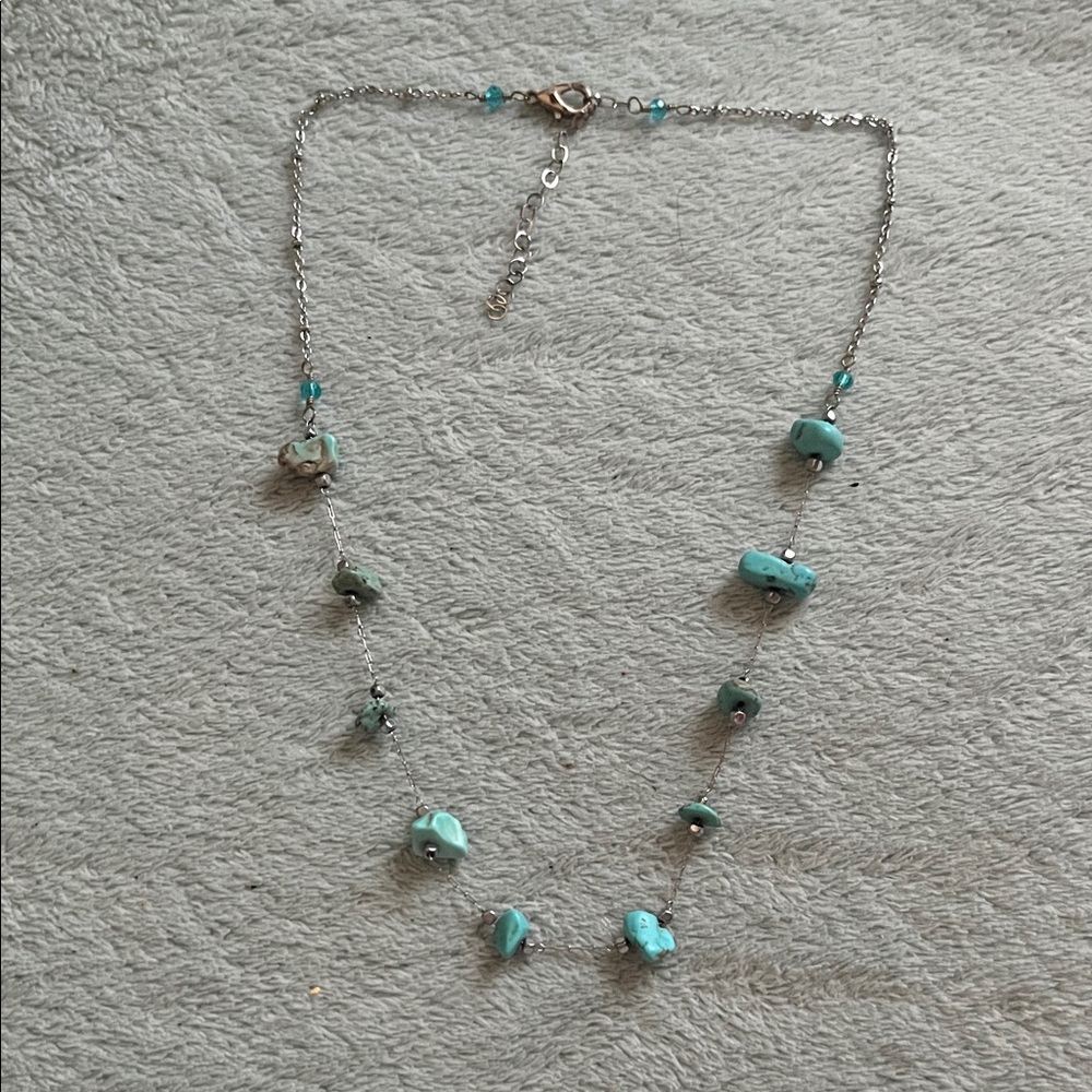 Turquoise Beaded Necklace